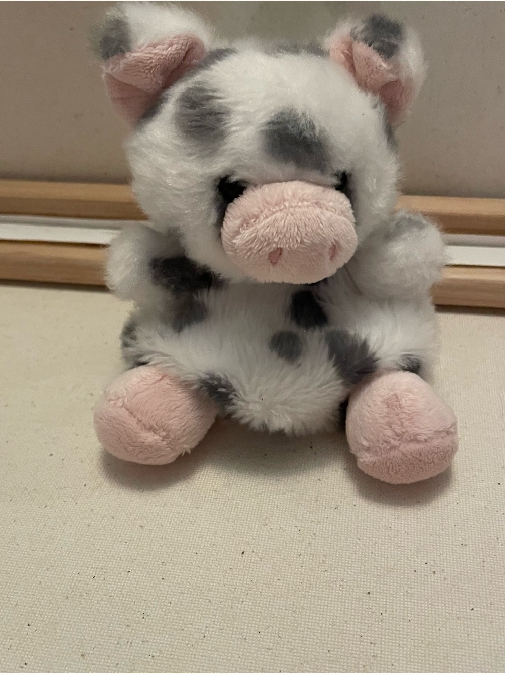 Aurora Palm Pals PIGGLES Pig Plush Spotted Farm Animal 5" Stuffed Toy